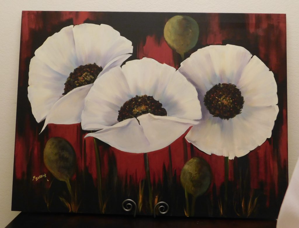 #5 "White Poppy's" 30x40 Gallery Wrap ($1,500)