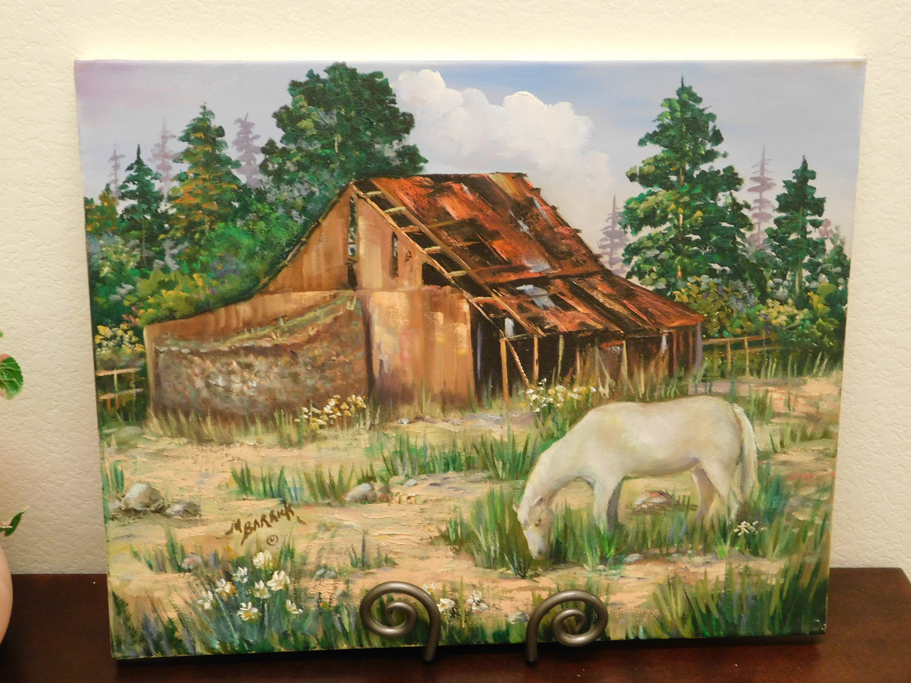 #28  "Pinetop Barn" 16x20 Not Framed