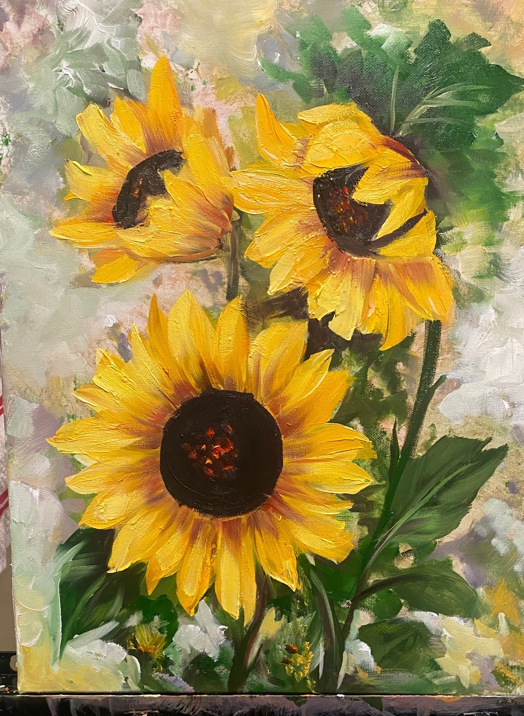 Sunflowers, 16x20, Unframed