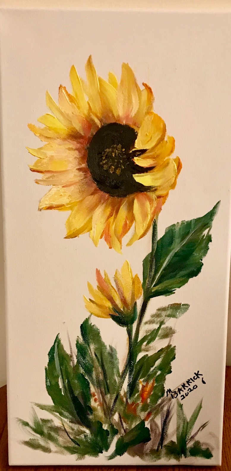 Sunflower, 10x20, Unframed